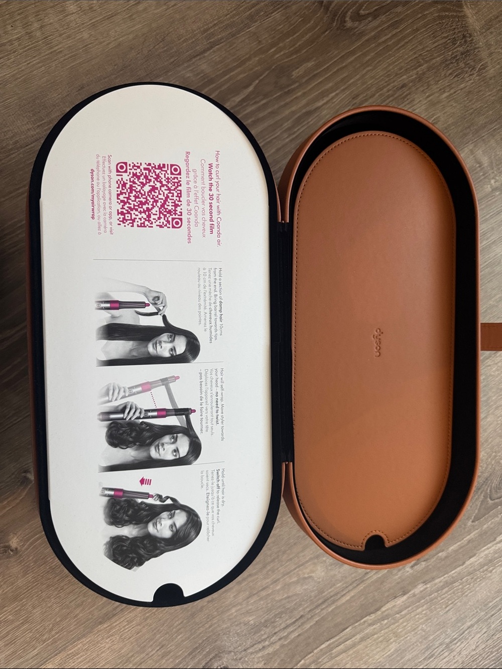 Dyson Tan Leather Hair Tool Case